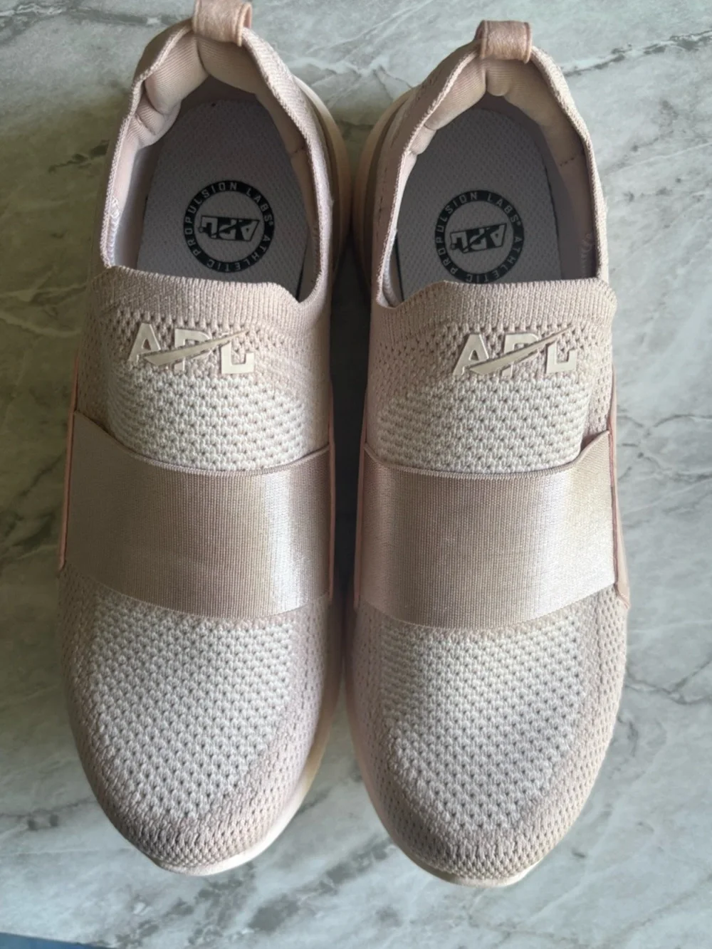 Like New APLWomen's Tech Loom Bliss Slip-On Sneakers in Blush Pink Size 8